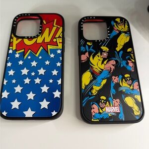 Casetify Marvel Comic Phone Cases - Red, Blue, Yellow for IPhone 15 Pro Max